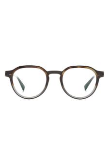 Mykita lunettes de vue Caven à monture ronde - Marron