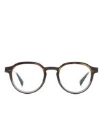 Mykita lunettes de vue Caven à monture ronde - Marron