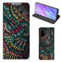 Samsung Galaxy S20 | Hoesje met Magneet | Aztec