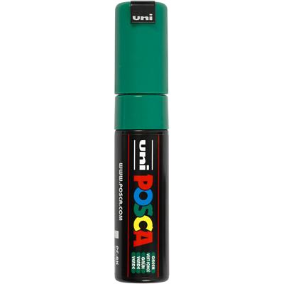 Uni-Posca Posca marker, afm pc-8k, lijndikte 8 mm, breed, groen, 1 stuk