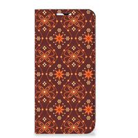 Samsung Galaxy A23 Hoesje met Magneet Batik Brown