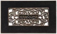 Deurmat Mathara welcome zwart