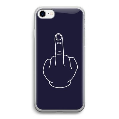 F**k U: iPhone SE 2020 Transparant Hoesje