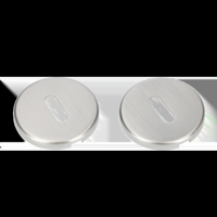 AMI Klik Rozet Rond Slg Irox (Rvs Look) - 620301