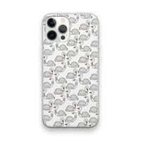 Zwanen: iPhone 12 Pro Max Transparant Hoesje