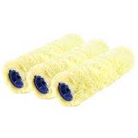 Veba Verfroller - 3x - muur vacht anti-spat - polyacryl- 8,4 x 25 cm - verfspullen