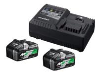 HiKOKI boosterpack 2x accu 18v 8ah+lader (nml)