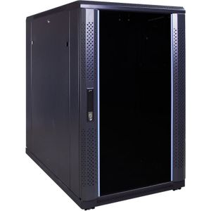 DSI 18U serverkast met glazen deur - DS6018 server rack 600 x 1000 x 1000mm