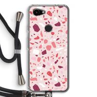 Terrazzo N°15: Pixel 3a Transparant Hoesje met koord