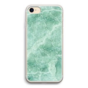 Groen marmer: iPhone 7 Transparant Hoesje