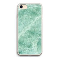 Groen marmer: iPhone 7 Transparant Hoesje