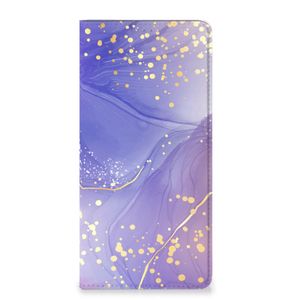 Bookcase voor Samsung Galaxy A13 (4G) Watercolor Paars