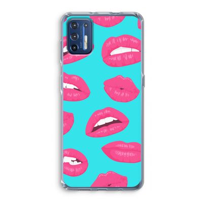Bite my lip: Motorola Moto G9 Plus Transparant Hoesje