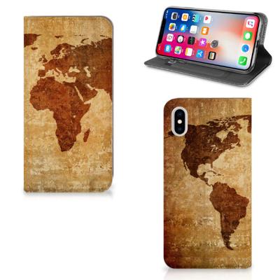 Apple iPhone Xs Max | Book Cover | Wereldkaart