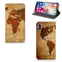 Apple iPhone Xs Max | Book Cover | Wereldkaart