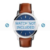 Horlogeband Fossil FS5304 Leder Cognac 22mm - thumbnail