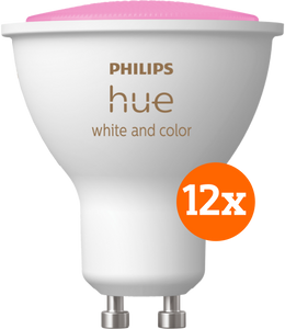 Philips Hue White and Color GU10 12-pack