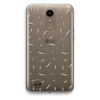 Hipster stripes: LG K10 (2017) Transparant Hoesje