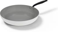 BE Living Koekenpan ø 30 cm - keramische anti-aanbaklaag - PFAS-vrij - geschikt voor alle warmtebronnen - wit