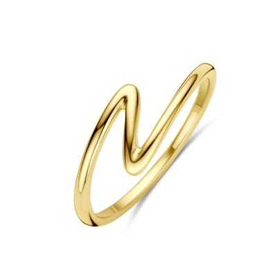 Elegante 14k Geelgouden Ring - Breedte 6.5mm