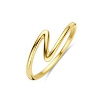 Elegante 14k Geelgouden Ring - Breedte 6.5mm