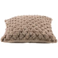 Leen Bakker - Sierkussen Cynthia - 45x45 Cm - Polyester - Taupe