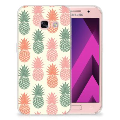 Samsung Galaxy A3 2017 | Siliconen Case | Ananas