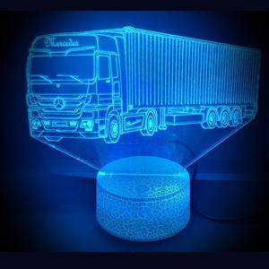 3D LED LAMP - MERCEDES MET TRAILER