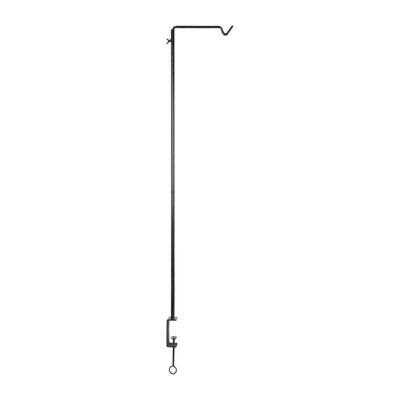 Tafelklem/tafelhaak - zwart - staal - vensterbank haak - 22,2 x 3,6 x 112,2 cm