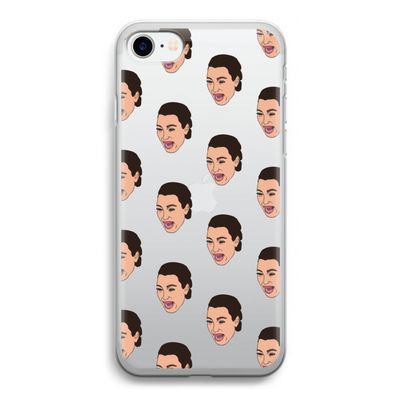 Ugly Cry Call: iPhone SE 2020 Transparant Hoesje