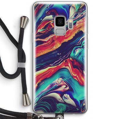 Chameleon Sun: Samsung Galaxy S9 Transparant Hoesje met koord