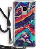 Chameleon Sun: Samsung Galaxy S9 Transparant Hoesje met koord