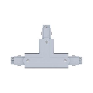 Paulmann 91376 ProRail3 T-Connect Erde 230V-railsysteemcomponenten T-verbinder ProRail3 Zilver