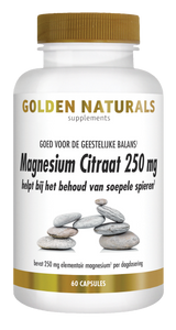 Golden Naturals Magnesium Citraat 250 mg