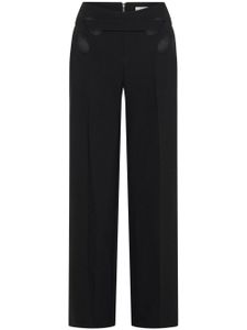 Dion Lee pantalon de costume Interloop à découpes - Noir