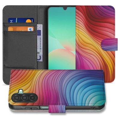 Samsung Galaxy A26 Regenboog | Book Case |