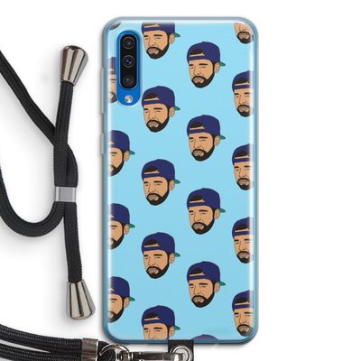 Drake Away: Samsung Galaxy A50 Transparant Hoesje met koord