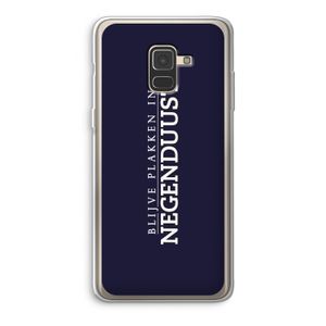 Blijve plakken in Negenduust: Samsung Galaxy A8 (2018) Transparant Hoesje