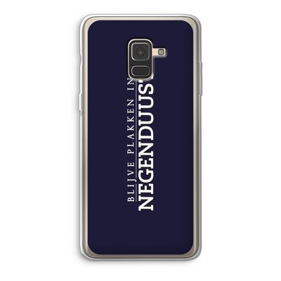 Blijve plakken in Negenduust: Samsung Galaxy A8 (2018) Transparant Hoesje
