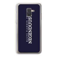 Blijve plakken in Negenduust: Samsung Galaxy A8 (2018) Transparant Hoesje