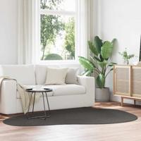 Tapijt HUARTE Antraciet 160 x 230 cm Polyester
