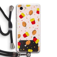 Chicken 'n Fries: Pixel 3 Transparant Hoesje met koord