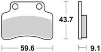 TRW Brake pad mcb 694 ec organic