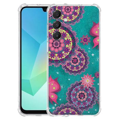 TPU Telefoonhoesje Samsung Galaxy A17 - Cirkels en Vlinders schokabsorberende backcover