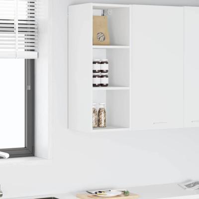 Hangkast met plank Riga Wit 30 x 29,5 x 80 cm Bewerkt hout