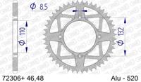 AFAM Chain wheel 520 48z alu anthrazite