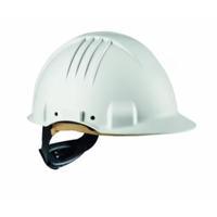 3M G3501M-VI veiligheidshelm wit - met zweetband en ratel draaiknop