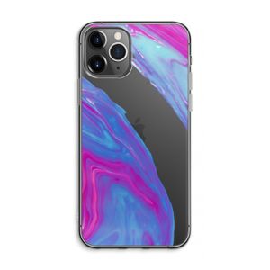 Zweverige regenboog: iPhone 11 Pro Max Transparant Hoesje