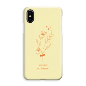 No rain no flowers: iPhone XS Max Volledig Geprint Hoesje