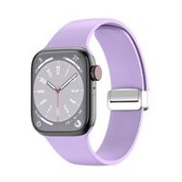 Siliconen bandje - Folding Buckle - Paars - Geschikt voor Apple Watch 38mm / 40mm / 41mm